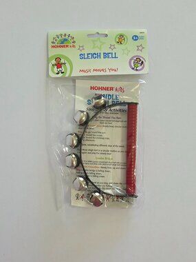 Hohner Kids Sleigh Bell Musical Instrument Hand Bell Music Toy